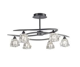 M3752  Iku Semi Flush 6 Light